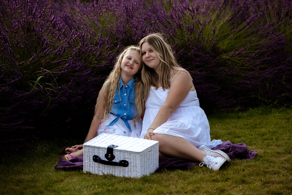 Sesja rodzinna w lawendzie - Lawendowe Wzgórze